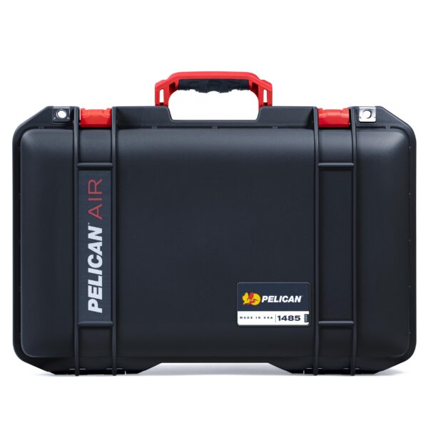 Pelican Air 1485 Case by ColorCase - Black - Medium Size Waterproof with TrekPak Divider System & Mesh Lid Organizer - Red Handles & Latches - Image 5