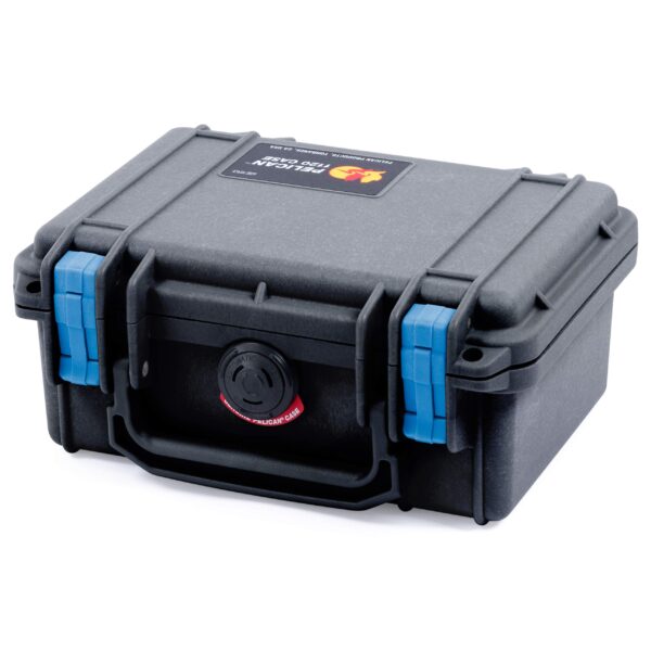 ColorCase Pelican Protector 1120 Case Black - Small Size Waterproof Case (Case Only) - Blue Latches - Image 2