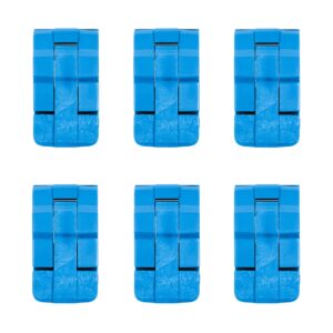 Pelican 0340 Replacement Latch Set by ColorCase - Blue - Set of 6 Double Throw Latches Pins