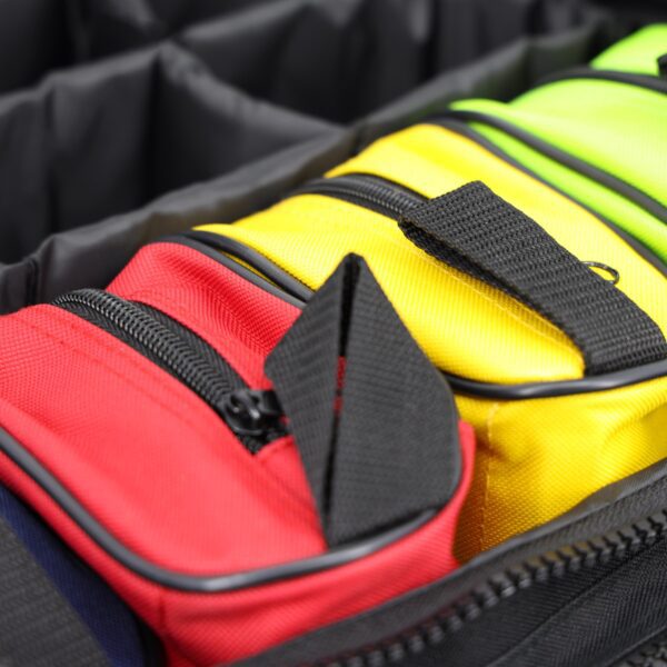 Lightning X Modular Large EMT Medic First Responder EMS Trauma Jump Bag w/Embroidered Name - BLACK - Image 6