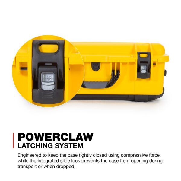 Nanuk Wheeled Series 935 Lightweight NK-7 Resin Waterproof Protective Case and Foam Insert - Yellow - Image 7