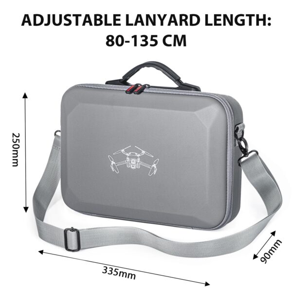 STARTRC Waterproof Case for DJI Mini 4 Pro/Mini 3/Mini 3 Pro Case Accessories,Portable Travel Bag for DJI Mini 4 Pro/Mini 3 Series Fly More Combo(for DJI RC/RC2 Controller) - Image 2