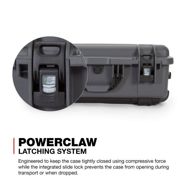 Nanuk Wheeled Series 935 Lightweight NK-7 Resin Waterproof Protective Case and Padded Divider - Graphite - Image 8