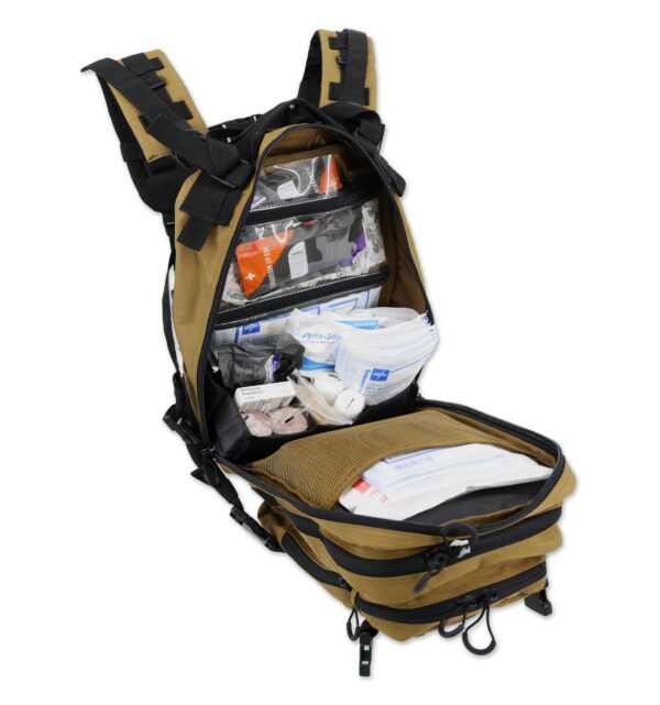 Lightning X Stocked EMS/EMT Trauma & Bleeding First Aid Responder Medical Backpack + Kit - TAN - Image 5