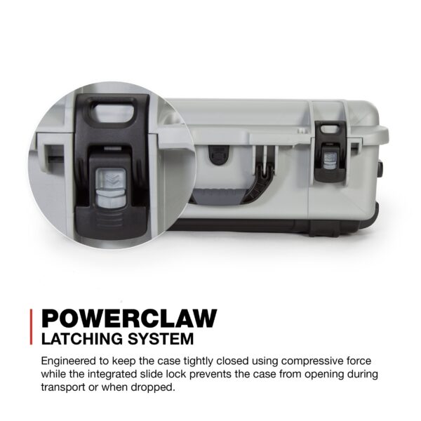Nanuk Wheeled Series 935 Lightweight NK-7 Resin Waterproof Protective Case and Padded Divider - Silver - Image 8
