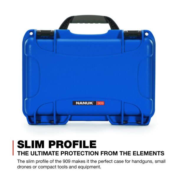 Nanuk 909 Waterproof Hard Case with Foam Insert - Blue - Image 7