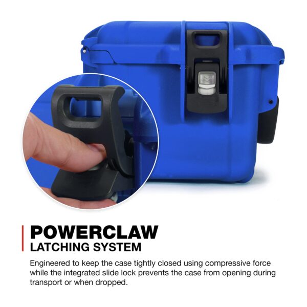 Nanuk 908 Waterproof Hard Case with Padded Divider - Blue - Image 5