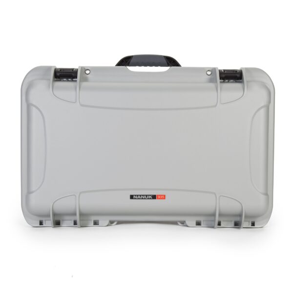 Nanuk Wheeled Series 935 Lightweight NK-7 Resin Waterproof Protective Case for DSLR Camera, 3 Lenses, Flash, Silver