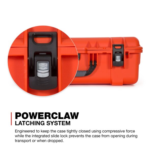 Nanuk DJI Drone Waterproof Hard Case with Custom Foam Insert for DJI Phantom 4/ Phantom 4 Pro (Pro+) / Advanced (Advanced+) & Phantom 3 - Orange - Image 3