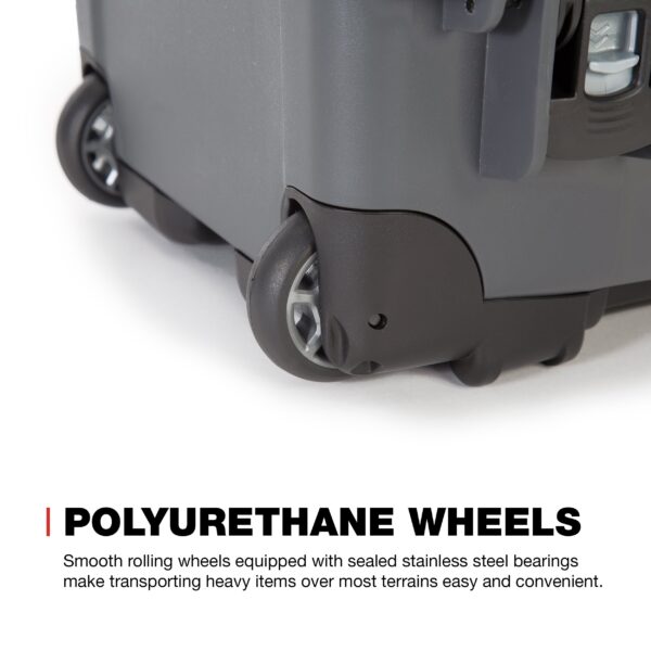 Nanuk Wheeled Series 935 Lightweight NK-7 Resin Waterproof Protective Case and Padded Divider - Graphite - Image 9