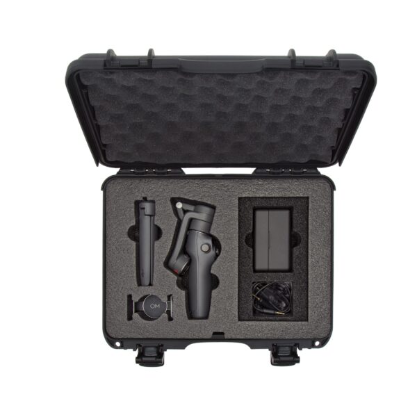 Nanuk 910 Waterproof Hard Case with Foam Insert for DJI Osmo Mobile 6 Vlog Combo, Black - Image 5
