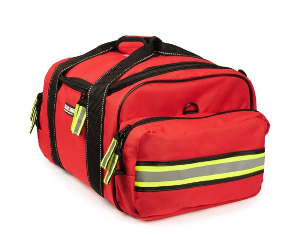 Scherber Fully-Stocked First Responder Bag | Professional EMT/EMS Trauma & Bleeding Medical Kit | HSA/FSA Approved | CAT Tourniquet, HyFin Chest Seal, Israeli Bandage & 250+ First Aid Supplies (Red) - Image 5