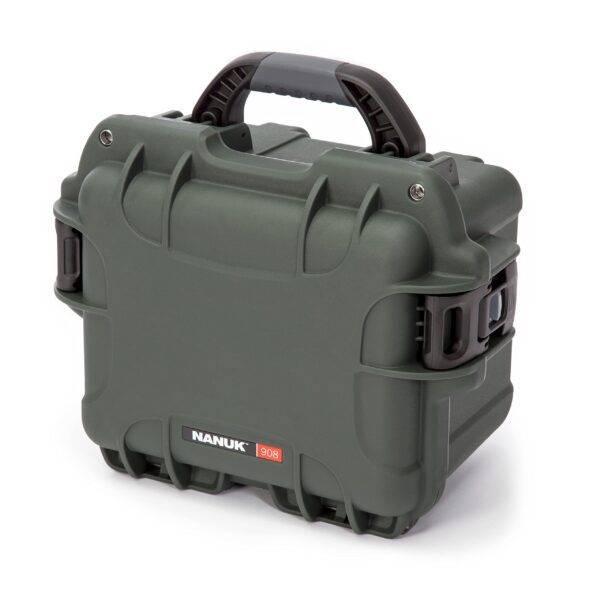 Nanuk 908 Waterproof Hard Case with Foam Insert - Olive - Image 5