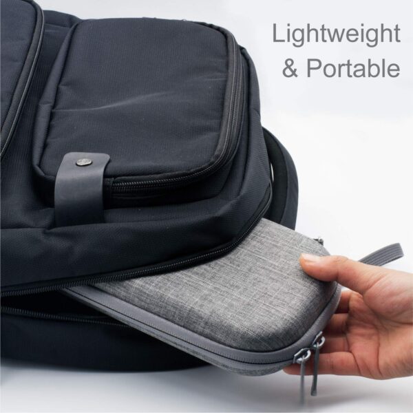 PROHAPI Hard Stethoscope Case, Lightweight Thin Stethoscope Holder Storage Pouch for Littmann Classic III, Lightweight II S.E, Cardiology IV, MDF Acoustica Deluxe Stethoscopes - Image 3