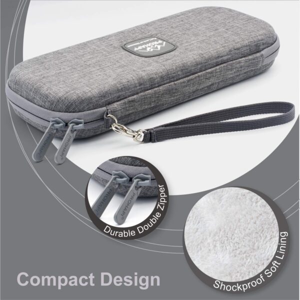 PROHAPI Hard Stethoscope Case, Lightweight Thin Stethoscope Holder Storage Pouch for Littmann Classic III, Lightweight II S.E, Cardiology IV, MDF Acoustica Deluxe Stethoscopes - Image 5