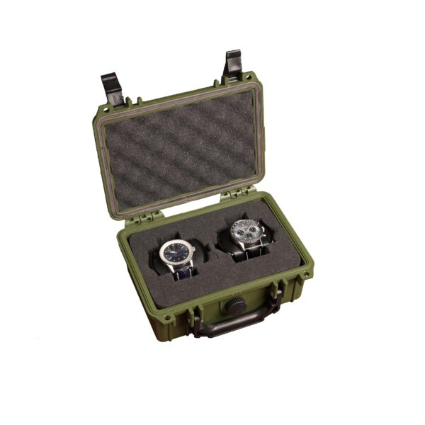 MEIJIA IP67 waterproof hard compact case,Customizable Fit Foam,8.12”x6.56”x 3.56”,Fit Use of Drones, Cameras,Equipments,lens (Green) - Image 6