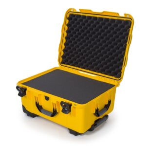 Nanuk 950 Waterproof Hard Case with Wheels and Foam Insert - Yellow