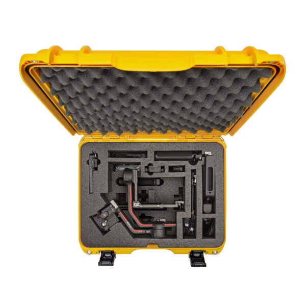 Nanuk 930 Waterproof Hard Case with Foam Insert for DJI RS 3/RS 3 Pro Combo, Yellow - Image 7