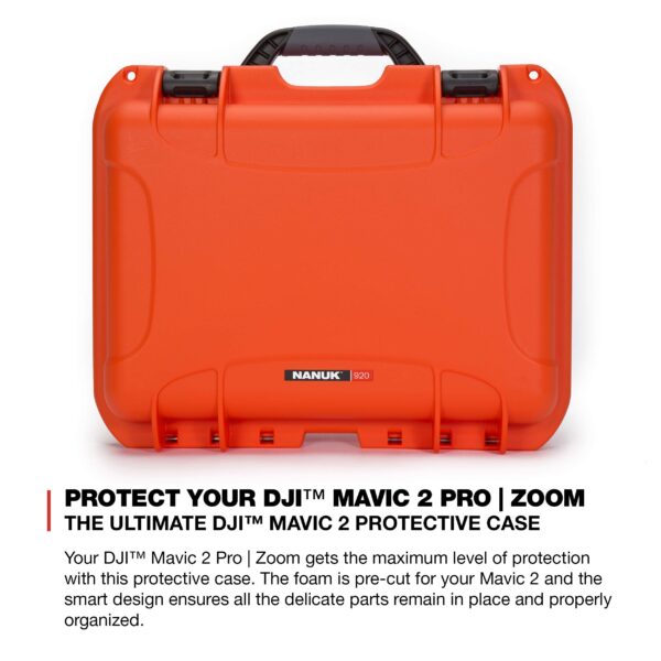 Nanuk Case w/foam insert for DJI Mavic 2PZ - Orange 920-MAV2PZ3 - Image 8