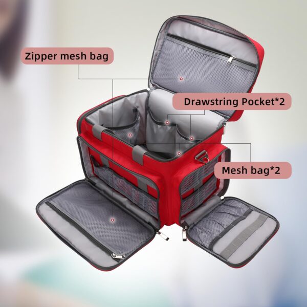 Be-Better Medical Bag First Aid Bag First Responder Bag for Trauma,Emergency Bag Medical Bag Organizer，Trauma Bag Medical Bag for Nurses,Home Health Care, EMT Bag (Bag Only) - Image 9
