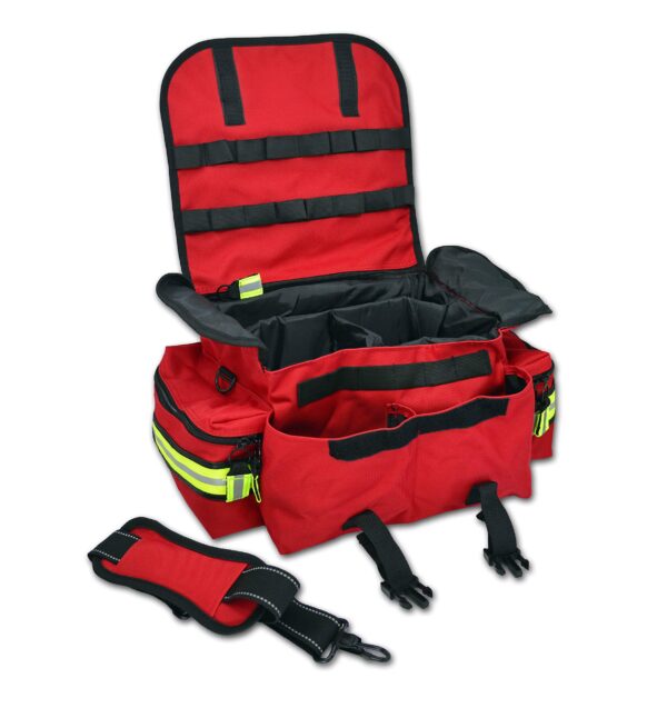 Lightning X Small First Responder EMT EMS Trauma Bag Stocked First Aid Fill Kit B (Red) - Image 4