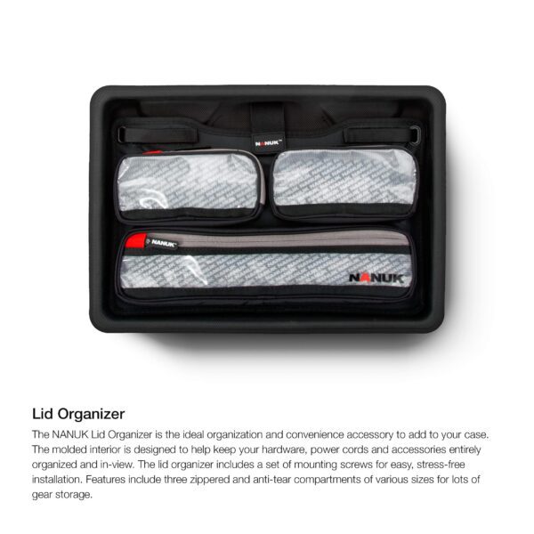Nanuk Medium Series 920 Lightweight NK-7 Resin Waterproof Hard Case with Lid Organizer and Padded Dividers, Graphite - Image 5