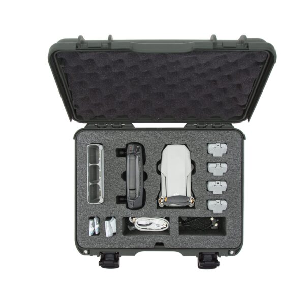 Nanuk 910 Waterproof Hard Case with Foam Insert for DJI Mini SE Fly More Kit - Olive, (910-MAVMSE6) - Image 5