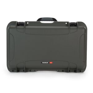 Nanuk Wheeled Series 935 Lightweight NK-7 Resin Waterproof Protective Case for DSLR Camera, 3 Lenses, Flash, Olive
