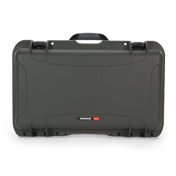 Nanuk Wheeled Series 935 Lightweight NK-7 Resin Waterproof Protective Case for DSLR Camera, 3 Lenses, Flash, Olive