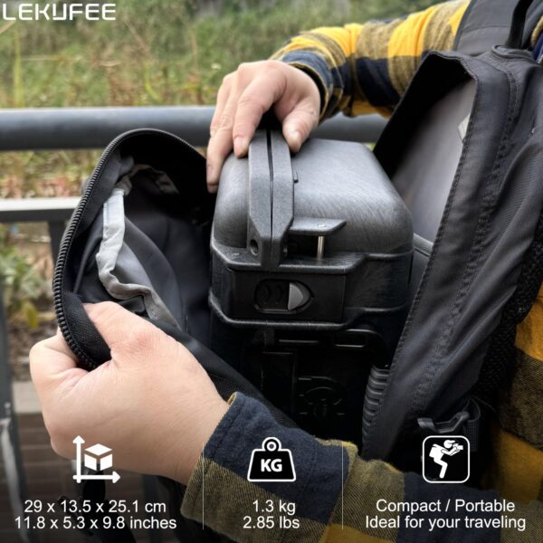 Lekufee Waterproof Hard Carrying Case Compatible with DJI Mini 3 Pro (DJI RC) and DJI RC Remote Controller and DJI Mini 3 Drone Accessories (Case Only) - Image 7