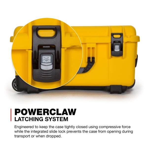 Nanuk 950 Waterproof Hard Case with Wheels and Foam Insert - Yellow - Image 7