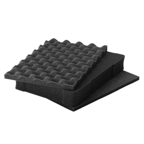 Nanuk 910 Waterproof Hard Case Empty - Orange + Nanuk Foam Inserts for 910 Nanuk Case, Black - Image 2