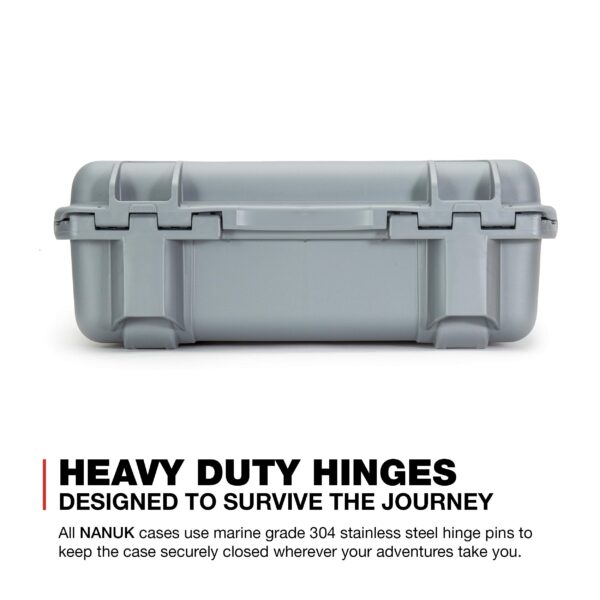 Nanuk 925 Waterproof Hard Case with Foam Insert for DJI Avata FPV Unit, Goggles and Fly More Combo - Silver (925S-080SV-0A0-C0745) - Image 2