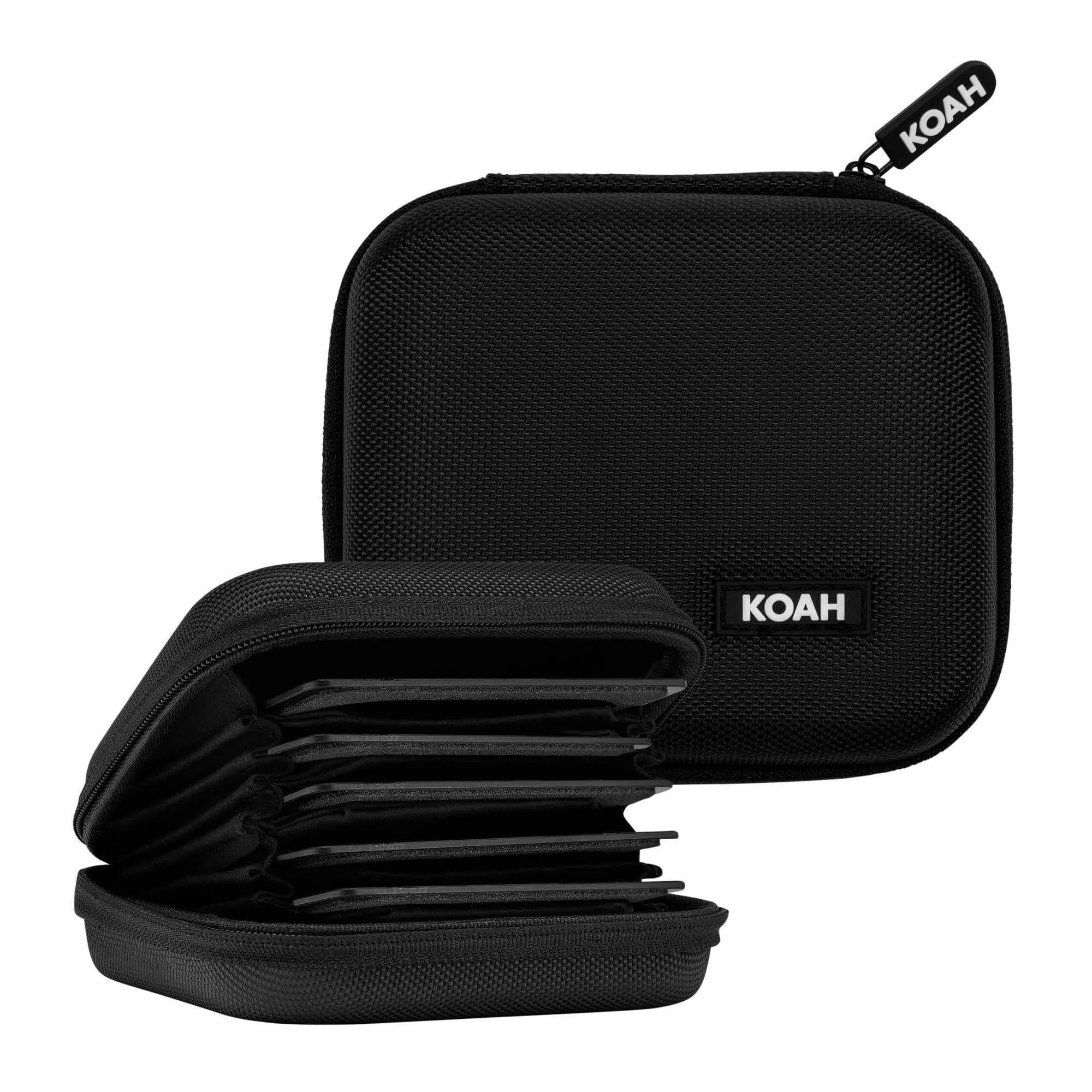 Koah Hard Shell Camera Filter Case - Lens Filter Case for 8 Filters - Protective Photography Filters Case Organizer with Inner Padded Design - Small Holder for Multiple 58mm 67mm 72mm 77mm 82mm 95mm - Image 6
