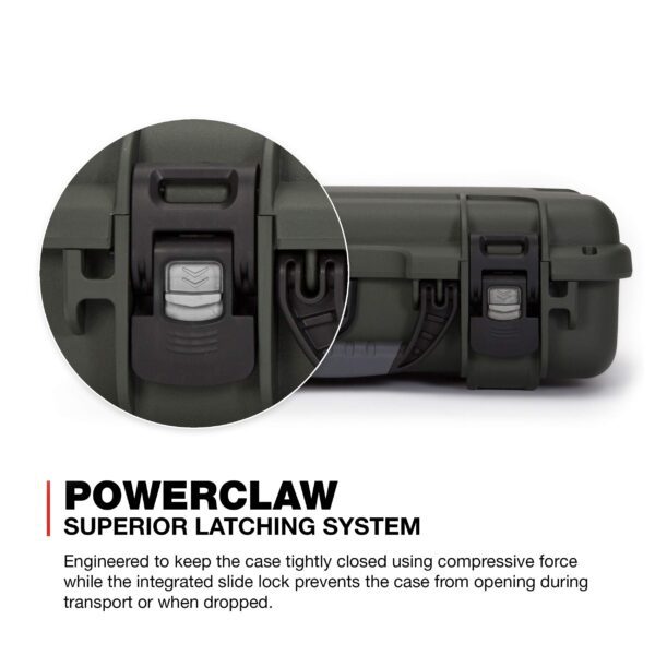 Nanuk 910 Waterproof Hard Case with Foam Insert for DJI Mini SE Fly More Kit - Olive, (910-MAVMSE6) - Image 6
