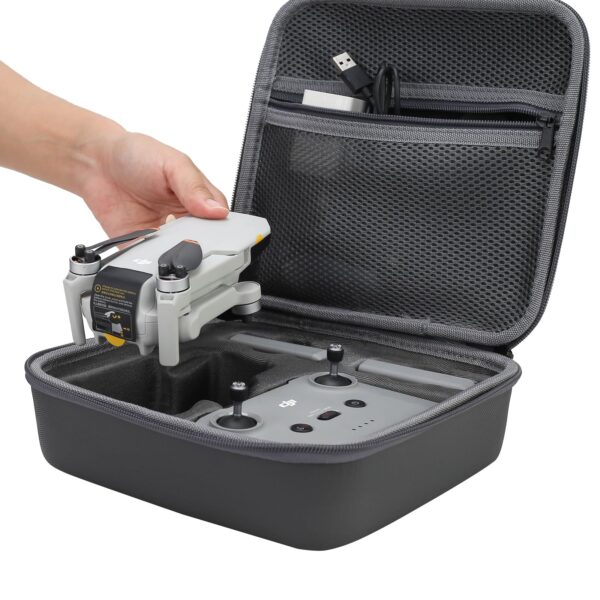 Flyekist Storage Bag for DJI Mini 4K/Mini 2/Mini 2 SE-Mini 4K,Mini 2, Mini 2 SE Drone Case Hard Shell Travel Carrying case Compatible with DJI Mini 4K/Mini 2/Mini 2 SE Drone and Accessories - Image 8