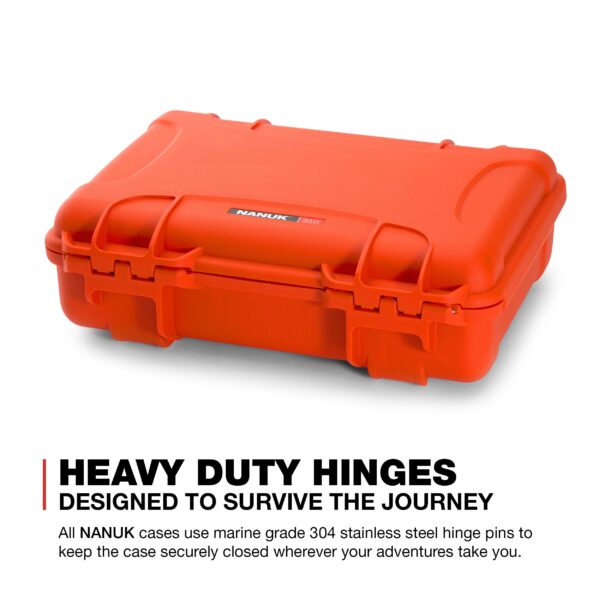 Nanuk 910 Waterproof Hard Case with Foam Insert for DJI Mini SE Fly More Kit - Orange, (910-MAVMSE3) - Image 2