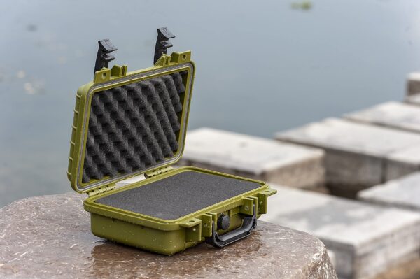 MEIJIA Portable All Weather Waterproof Protective Hard Case, Small Camera Case,Dry Case with Customizable Foam,Fit Use of Drones, Camera,Equipments, 11.65 ”x8.35”x3.78”(Green) - Image 5