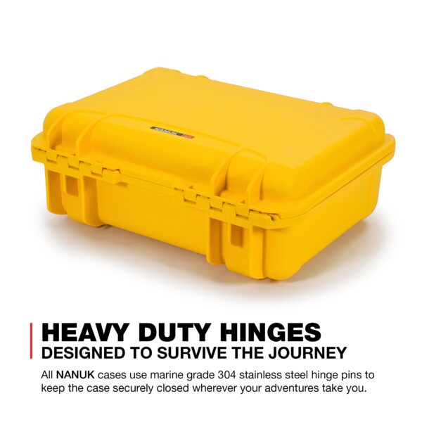 Nanuk 925 Waterproof Hard Case with Foam Insert for DJI Mavic 2 Pro|Zoom + Smart Controller, Crystalsky 5.5" or iPad - Yellow - Image 2