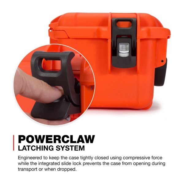 Nanuk 908 Waterproof Hard Case with Padded Dividers - Orange - Image 5