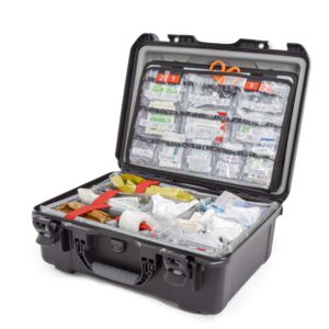 Nanuk 940 EMS Emergency Medical Service/First Aid Hardcase with Lid Organizer and Divider System (Black)