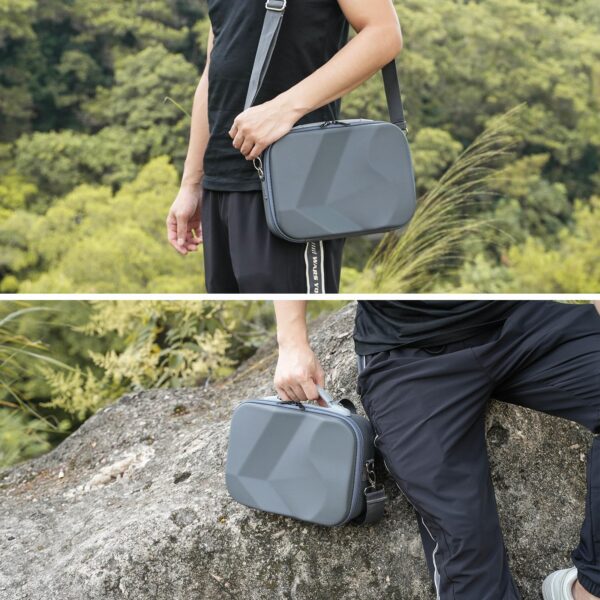 Pemalin Neo Case, Portable Hard Storage Neo Travel Shoulder Bag for DJI Neo Fly More Combo Drone and Accessories (Grey) - Image 2