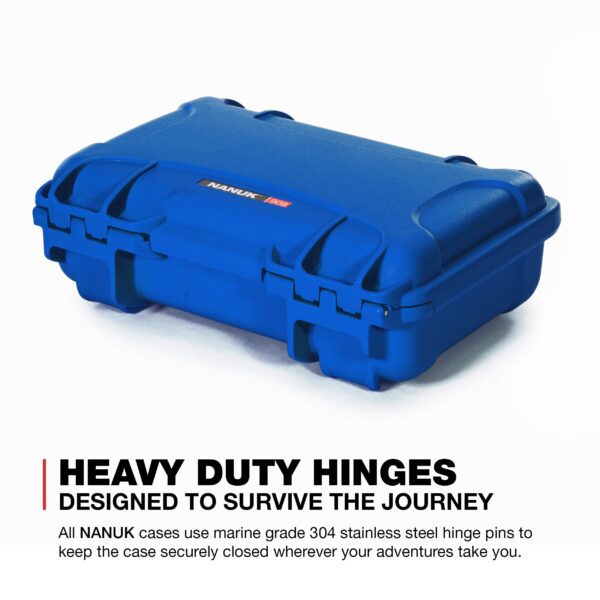 Nanuk 909 Waterproof Hard Case with Foam Insert - Blue - Image 4