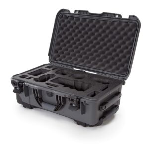 Nanuk 935 Waterproof Carry-On Hard Case with Custom Foam Insert for Sony a7R Size Camera w/Wheels - Graphite