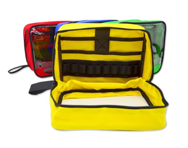 Lightning X Premium Color Coded Organizer First Aid Kit Accessory Pouches - Extra Large - Zippered Bag w/Transparent Window - Set of 4 for EMT, Trauma, IFAK Medic Kits… - Image 5