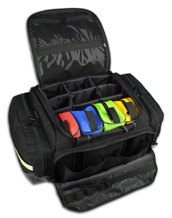 Lightning X Modular Large EMT Medic First Responder EMS Trauma Jump Bag w/Embroidered Name - BLACK - Image 7