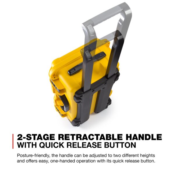 Nanuk Wheeled Series 935 Lightweight NK-7 Resin Waterproof Protective Case and Foam Insert - Yellow - Image 9