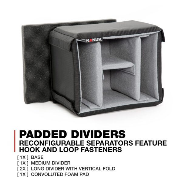 Nanuk 908 Waterproof Hard Case with Padded Divider - Blue - Image 4