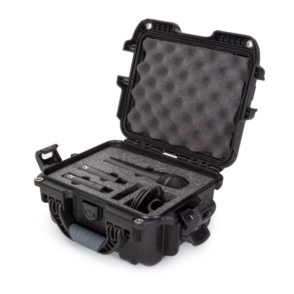 Nanuk Small Series 905 Lightweight NK-7 Resin Waterproof Protective Case with Foam for Sennheiser Single XS Wireless Digital Vocal Set, Black - Image 2