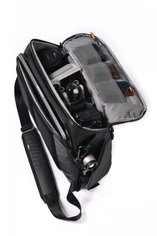 Nanuk N-PVD 15L Camera Messenger Bag for DSLR/Mirrorless/Video and Drones w/16 Padded Laptop Pocket - Image 2